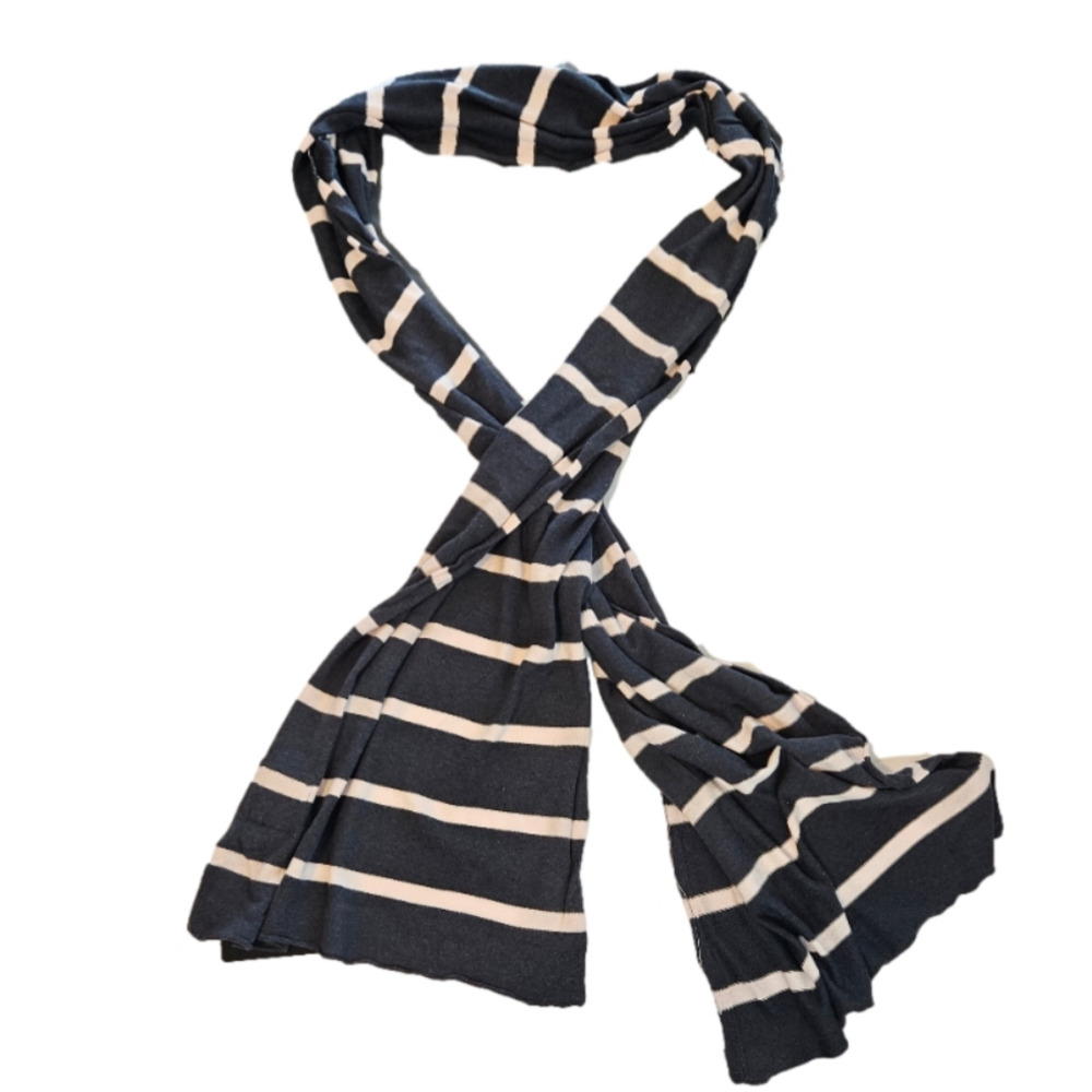 Chaser Dark‎ Gray Striped Scarf
